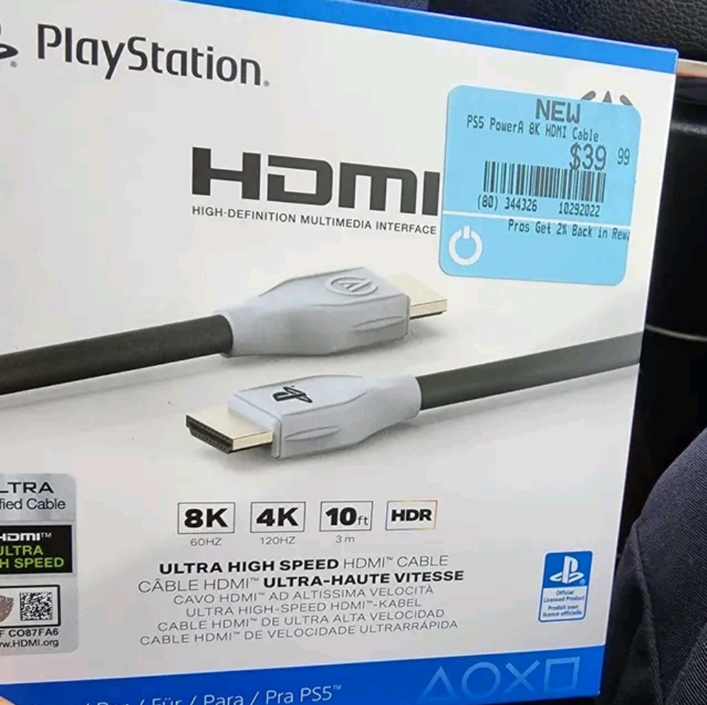 Ps5 HDMI cable